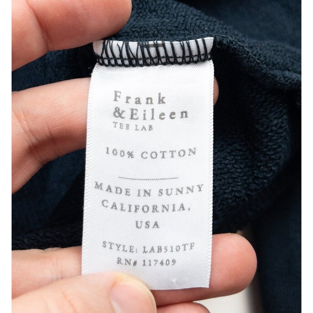 Frank & Eileen Tee Lab Sweatshirt Women's Small Black Patrick Pullover Henley - Picture 5 of 12